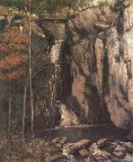 Gustave Courbet Waterfall oil on canvas